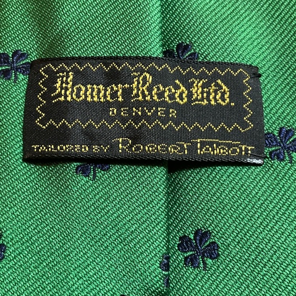Robert Talbott Vintage Repp Silk Necktie - Picture 2 of 3